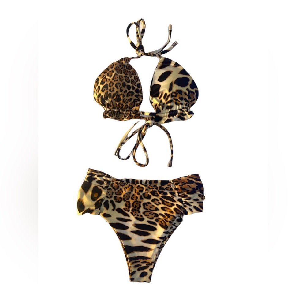 Leopard Print Bikini Set